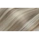 Clip in maxi set 73cm pravé lidské vlasy – REMY 280g – PLATINA/SVĚTLE HNĚDÁ