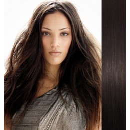 73cm Clip In Haar Remy 100% Menschenhaar europäischen Typs - natur schwarz